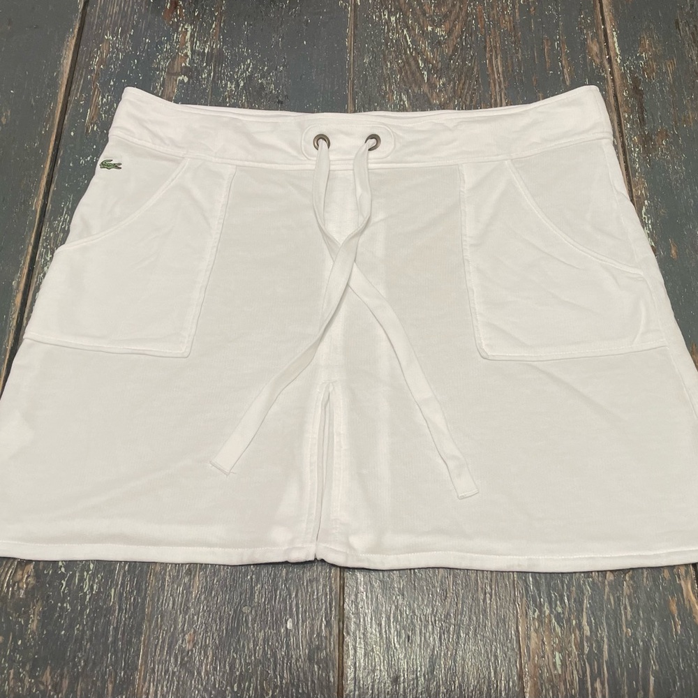 Lacoste Women's White Athletic Skirt